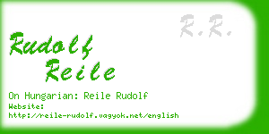 rudolf reile business card